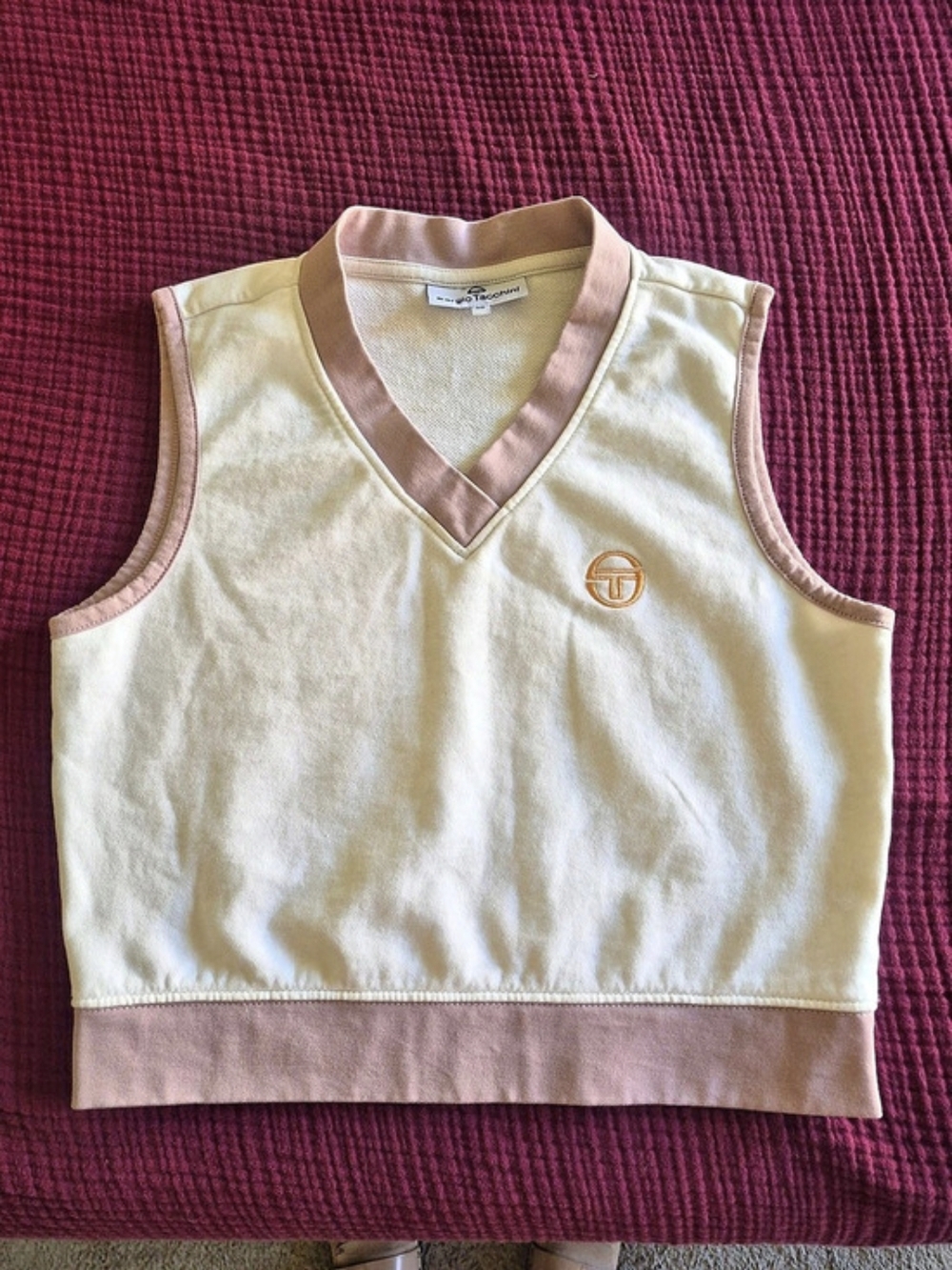 Sergio Tacchini Cotton Aida Tank Size Medium